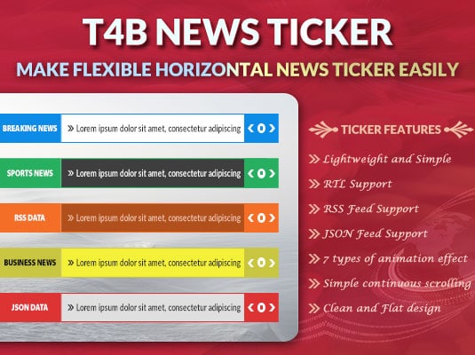 T4B News Ticker Pro