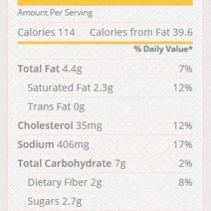 Nutrition Facts