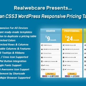 WRC Pricing Tables Standard
