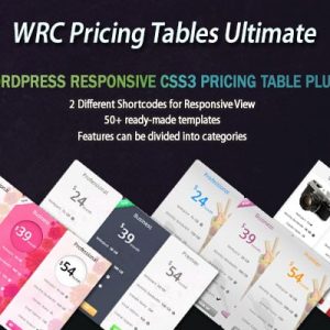 WRC Pricing Tables Ultimate