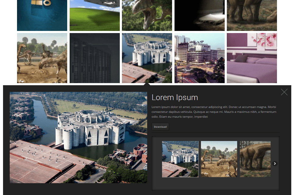 Responsive Portfolio Image Gallery Free