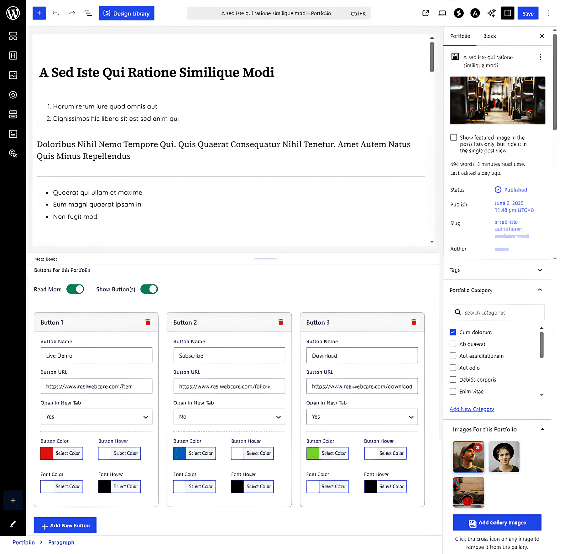 Add New Portfolio