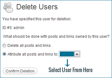 delete admin user