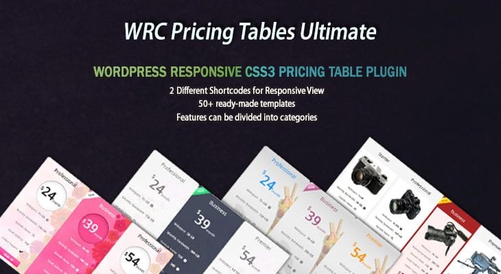 wrc pricing tables ultimate