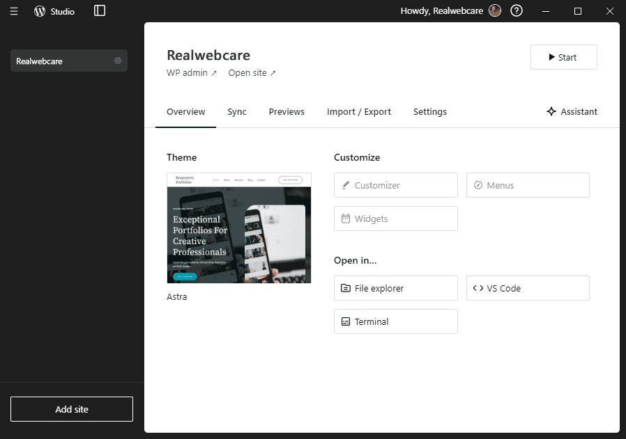 WordPress Studio