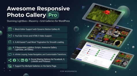 Awesome Responsive Photo Gallery Pro – LightBox Gallery