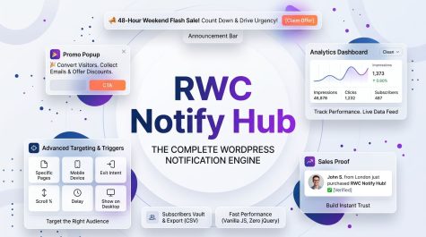 RWC Notify Hub – Popup, Announcement Bar & Sales Notification